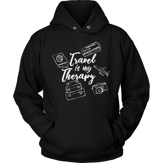 Travel Is My Therapy Hoodie