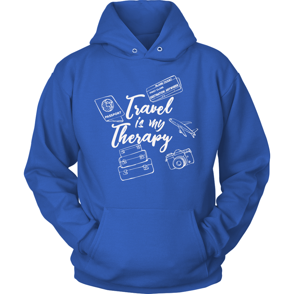 Travel Is My Therapy Hoodie